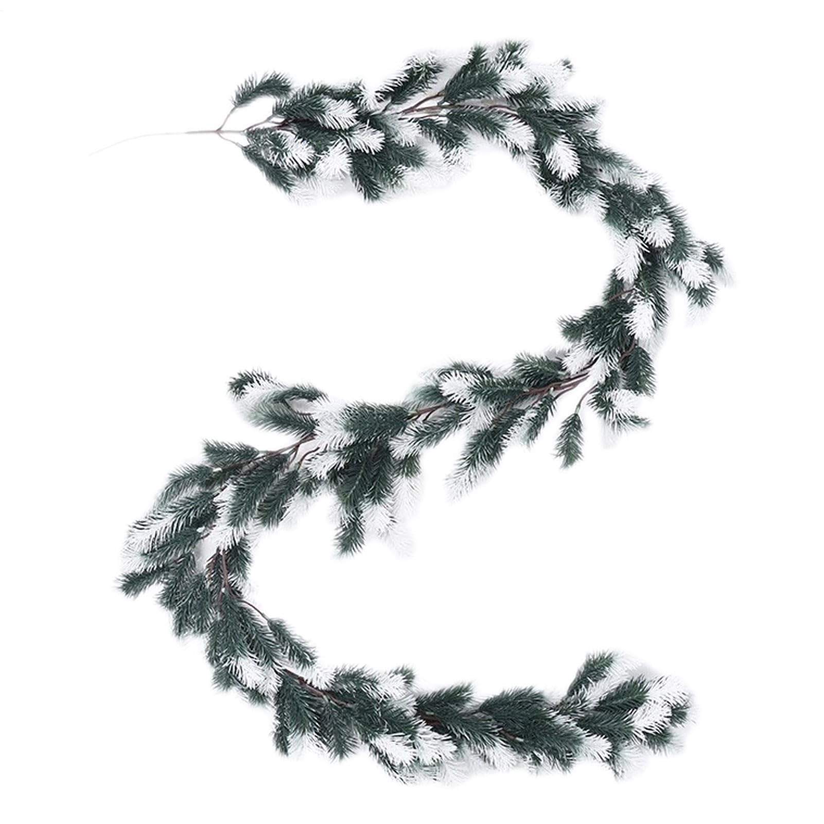 Guirlande de Noël en sapin artificiel pour décoration intérieure et extérieure