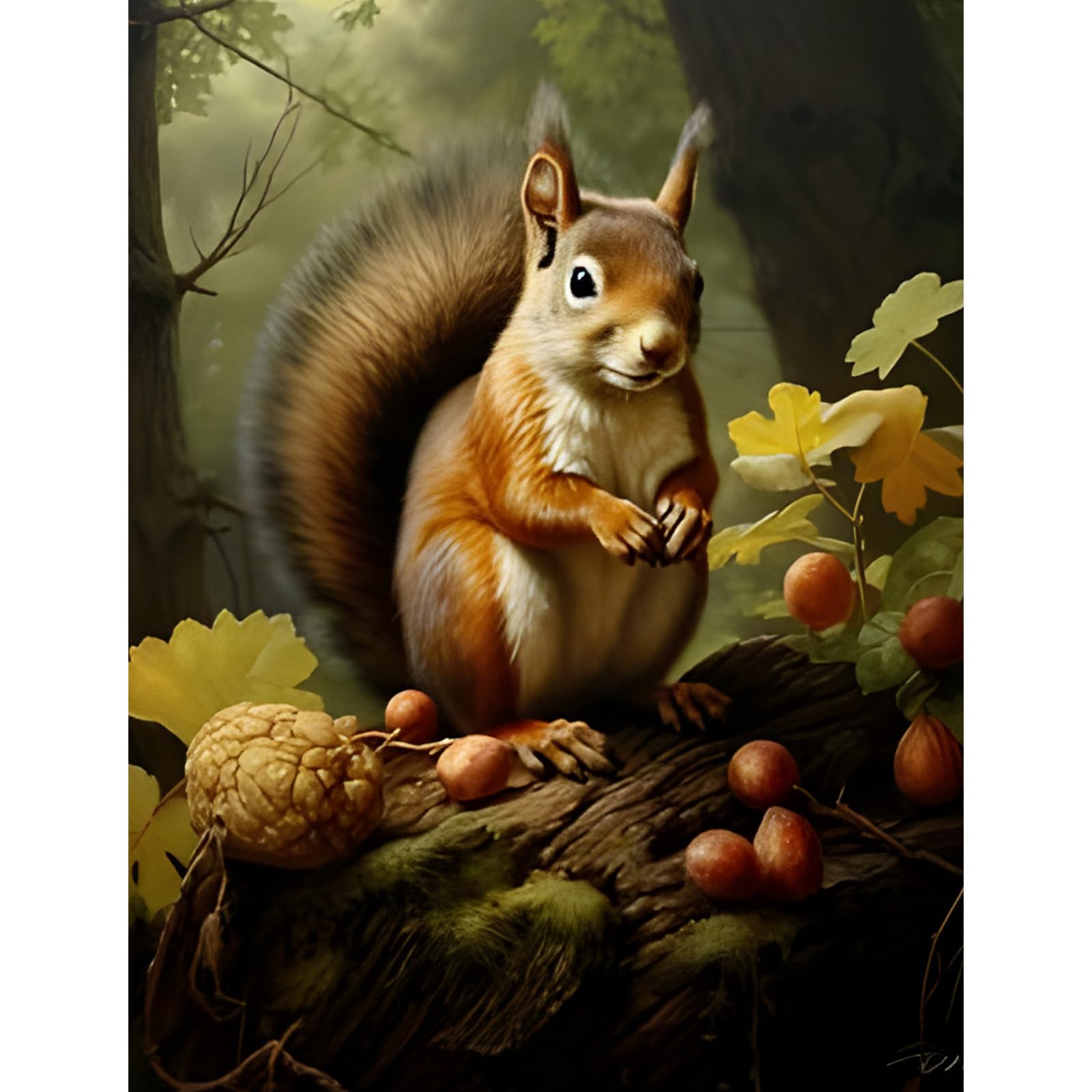 NAIMOER Squirrels Paint by Numbers for Adults — image 1