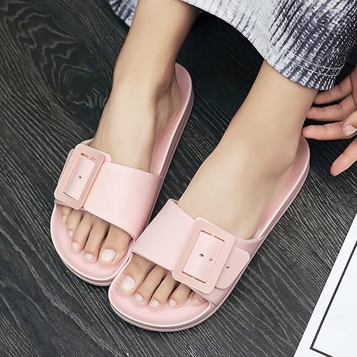 Miniatura 5 de L LOUBIT Sandalias de nube para mujer con soporte de arco, sandalias de recuperación suave, ligeras, para verano, playa, antideslizantes, zapatos de