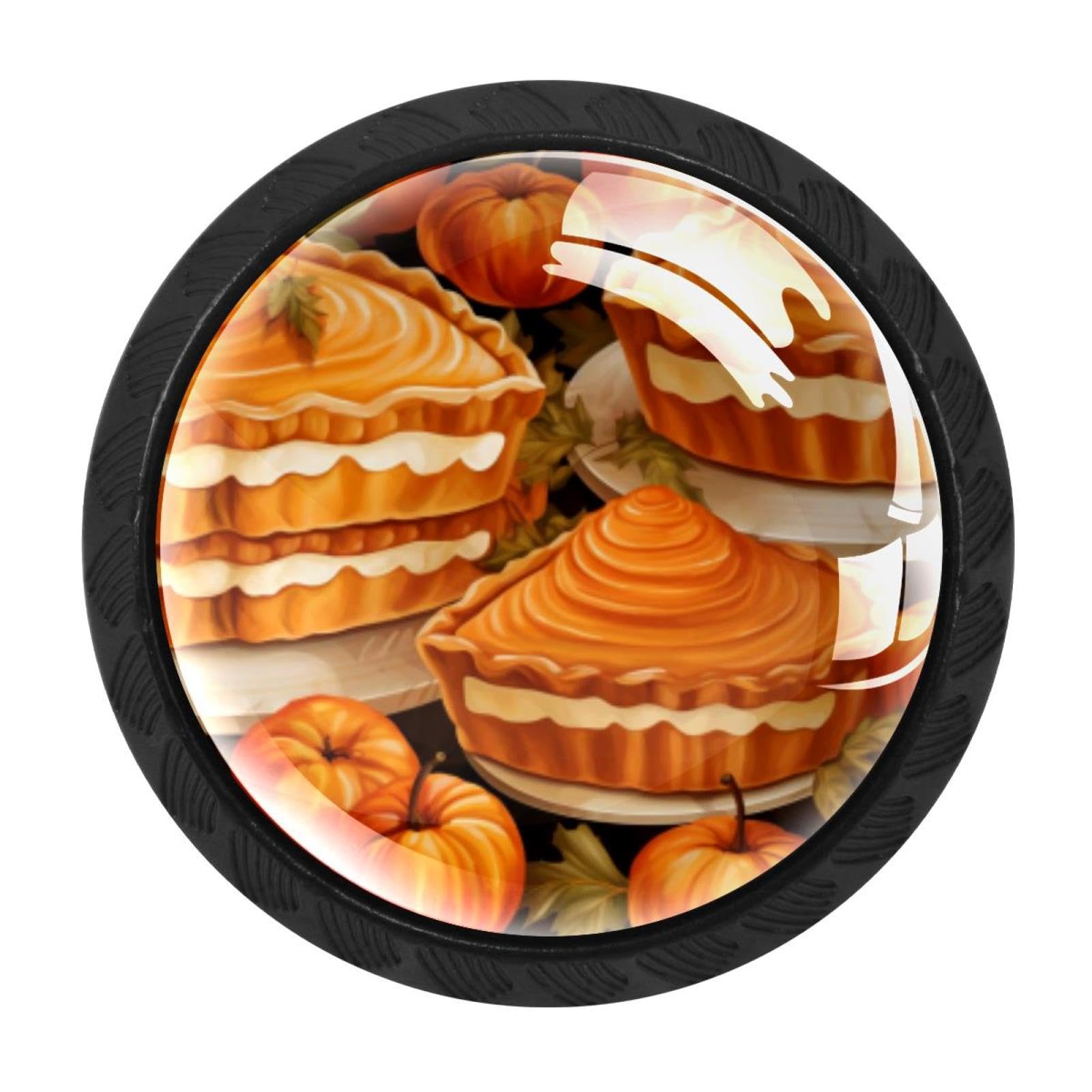Chenzzzz Multicolored 02 4 Pack Thanksgiving Pumpkin Kitchen Cabinet Knobs Drawer Knobs Door Dresser Handles For Personalized Gifts Great For Any Occasion
