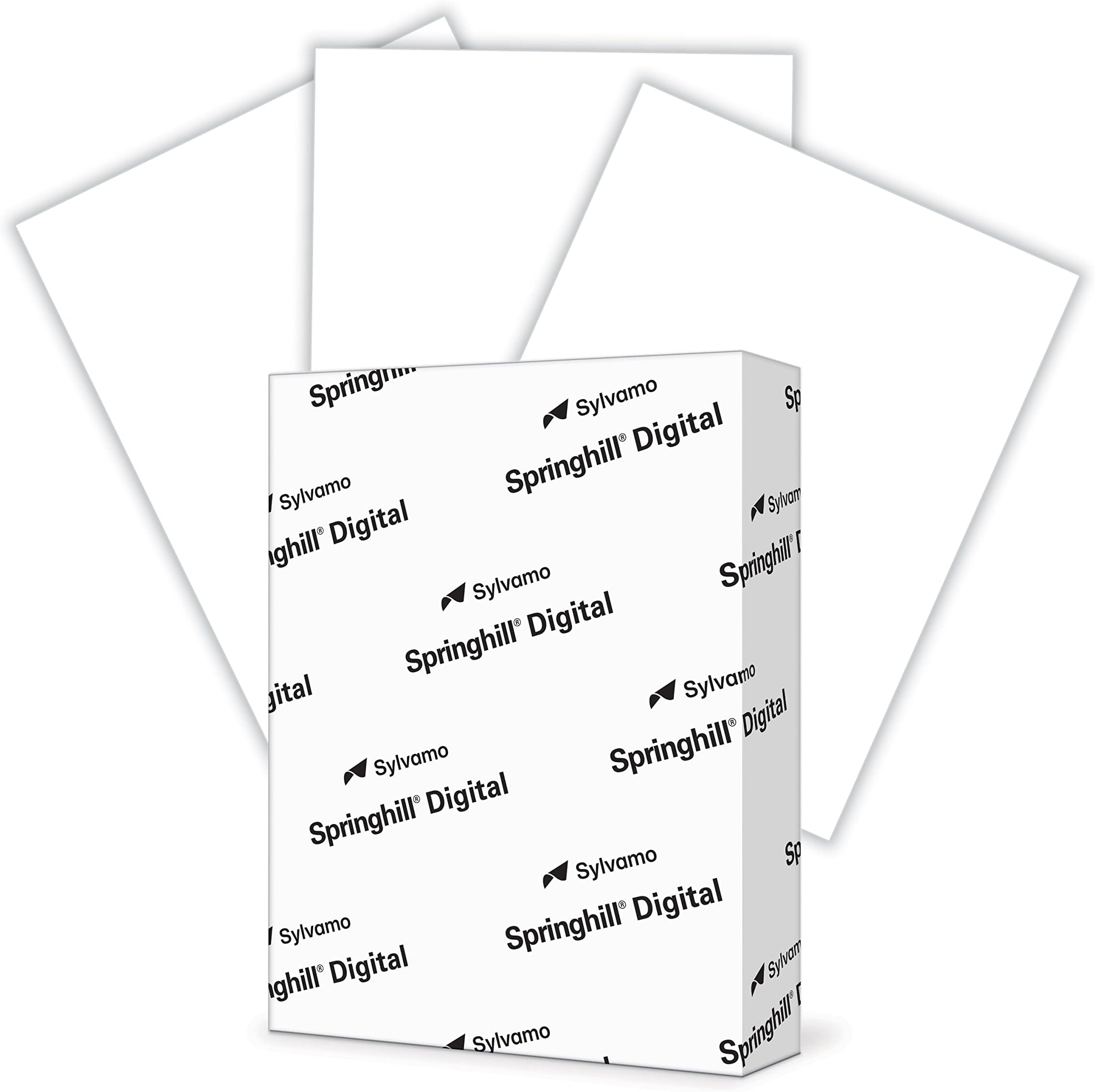 Springhill White 8.5” x 11” Cardstock Paper, 80lb Vellum
