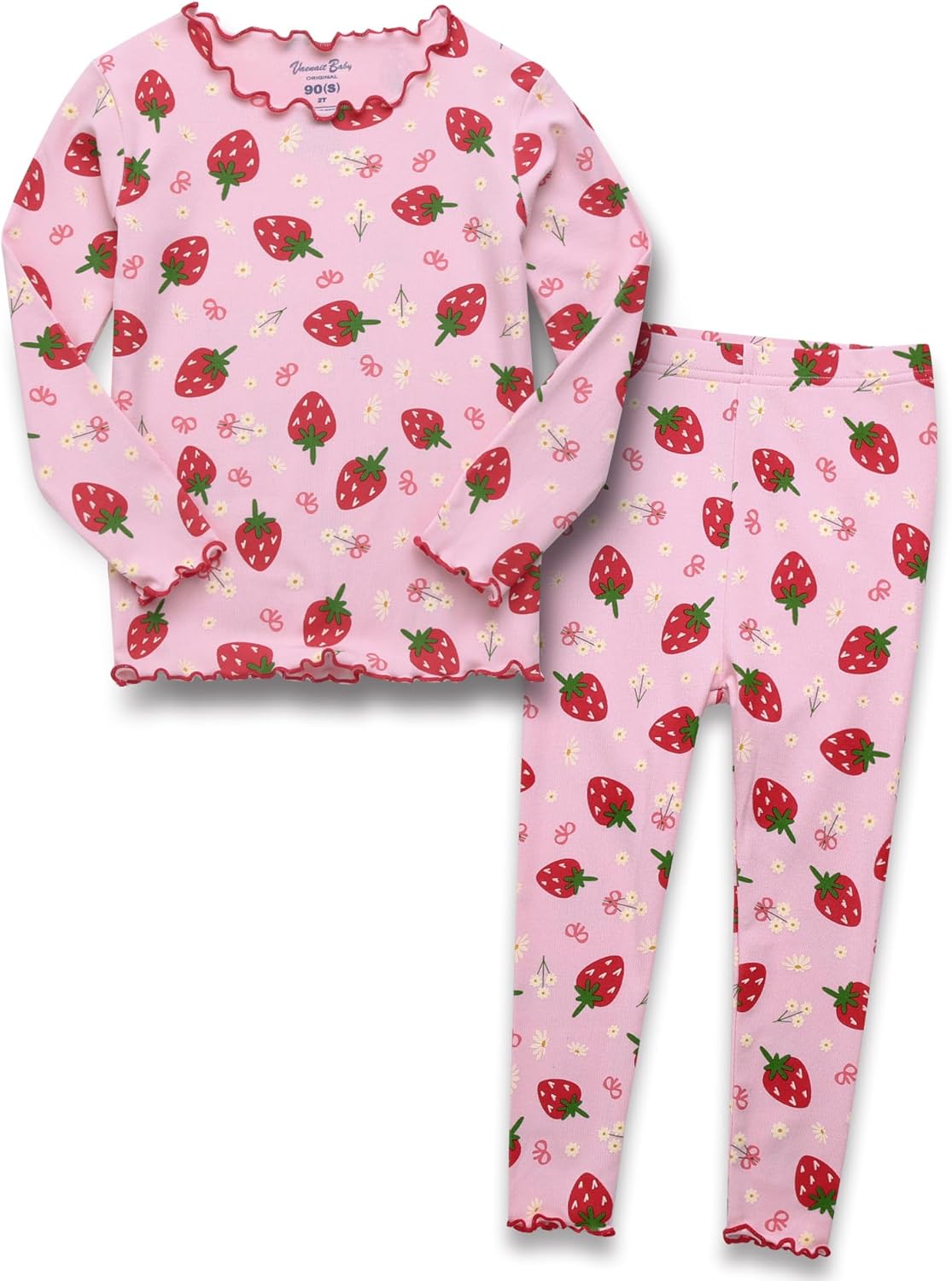 VAENAIT BABY Toddler Kids Pajamas Viscose from Bamboo Sleepwear Floral Animal Sports Print PJs for Boys Girls, 6M–12Y