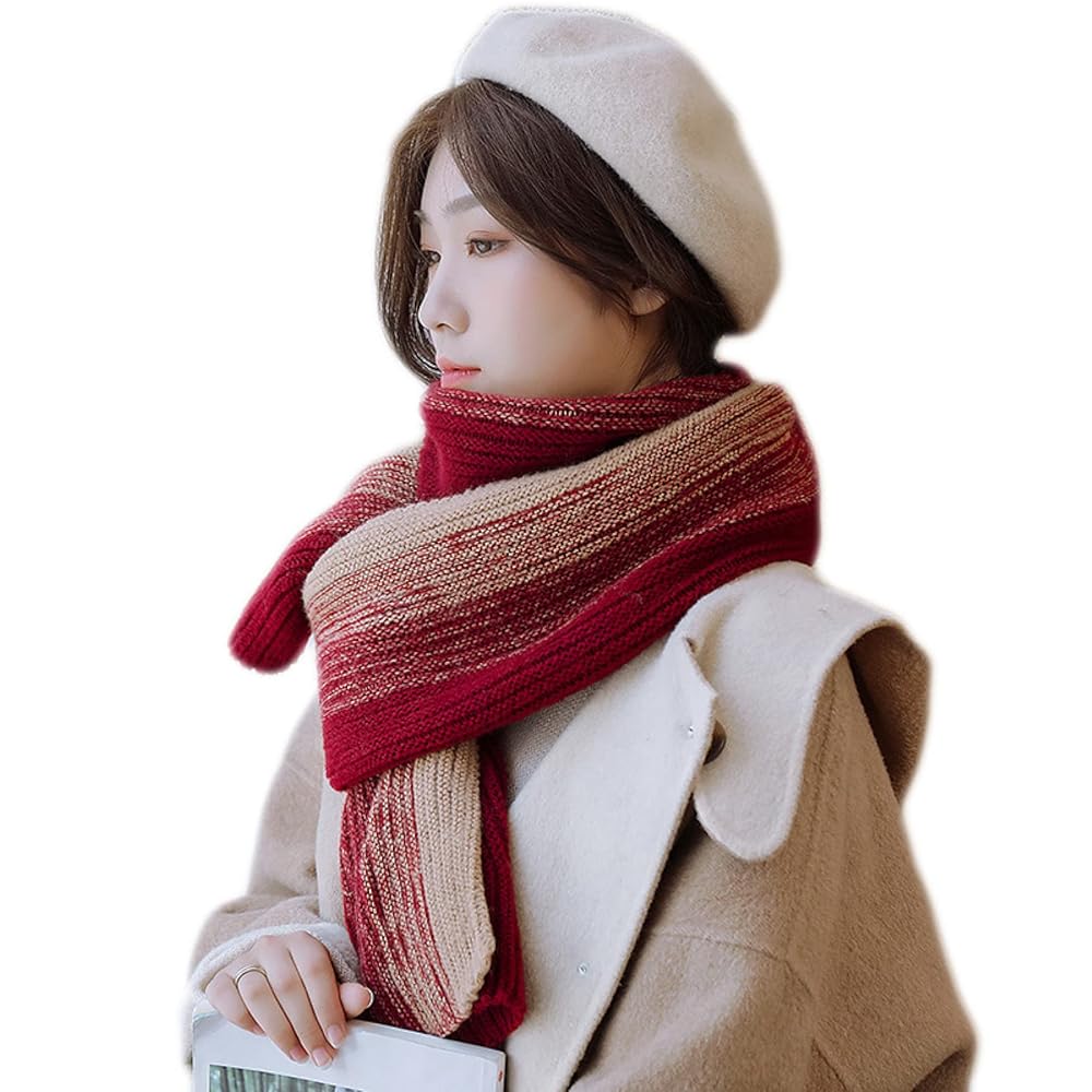 Amazon | [JUIN] マフラー ストール レディース ロング ニット