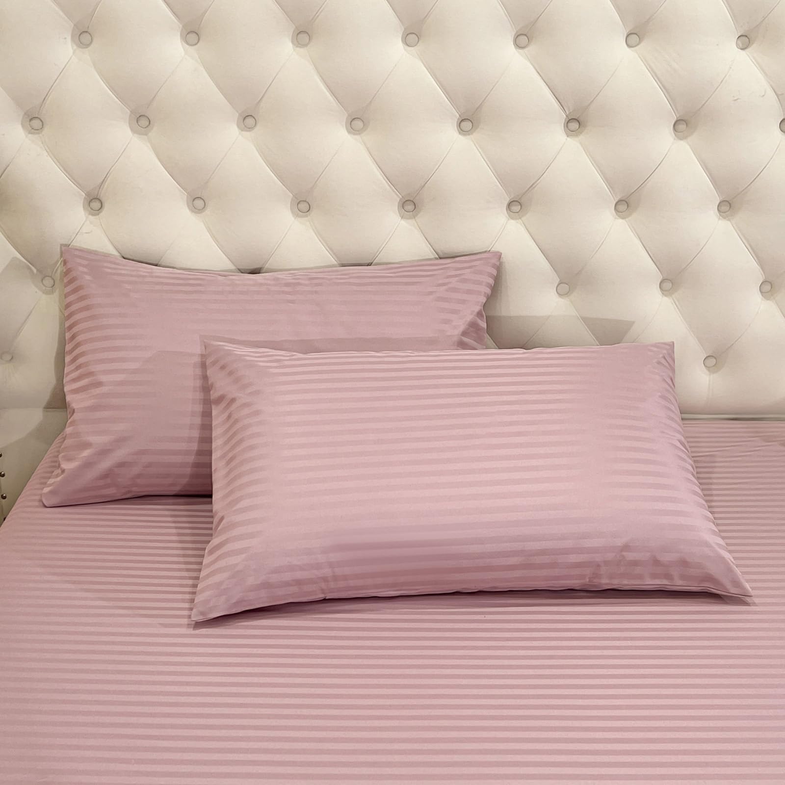 Protector de Colchón con Cremallera 4 Lados, Incluye 2 Fundas de Almohada