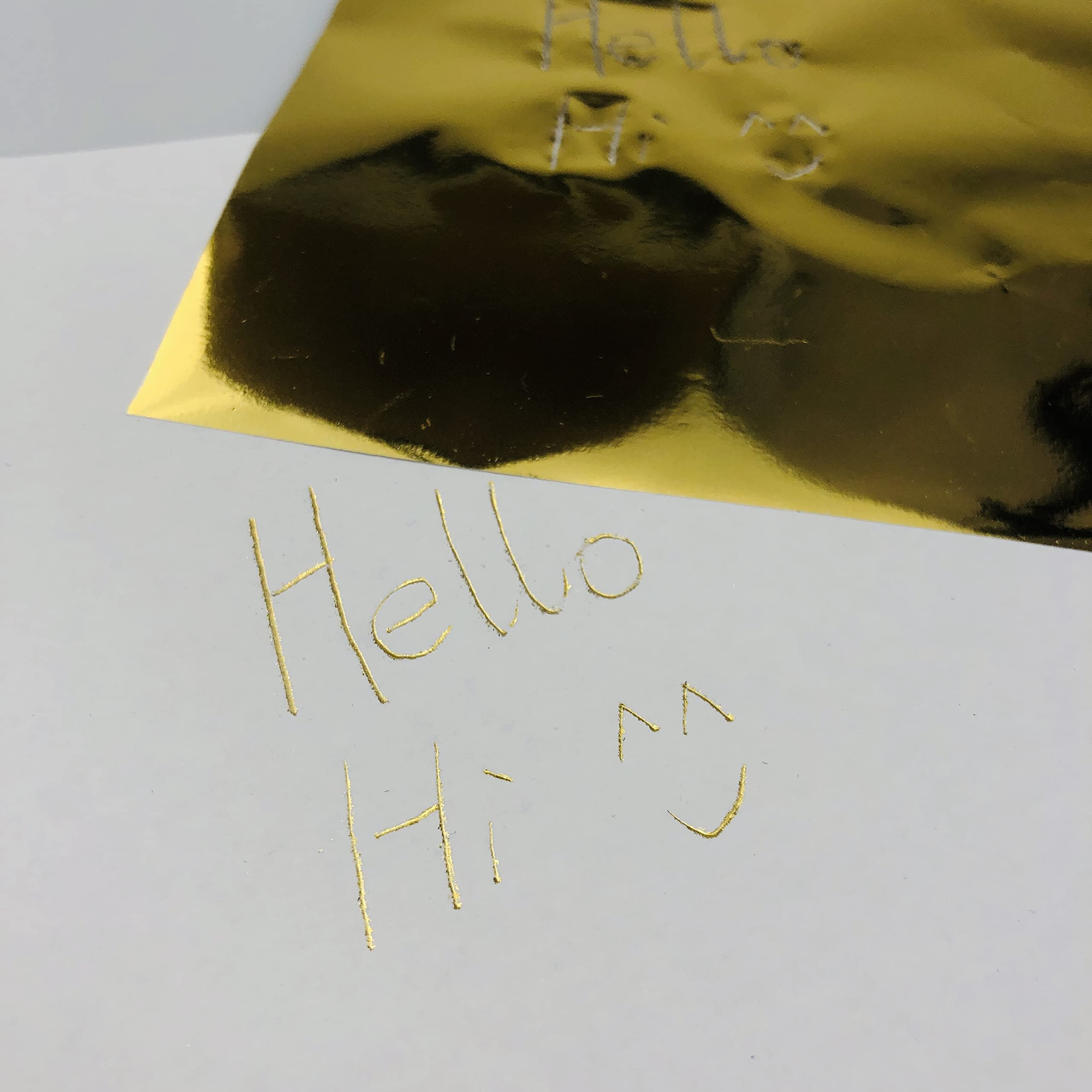 50 Stück Schablonenfolie Folien-Transferblätter für Cricut Joy Maker 3 2 1/Cricut Explore 3 2/Air 2 3/Cameo (kein Erhitzen erforderlich) DIY Rese Gold Ruby