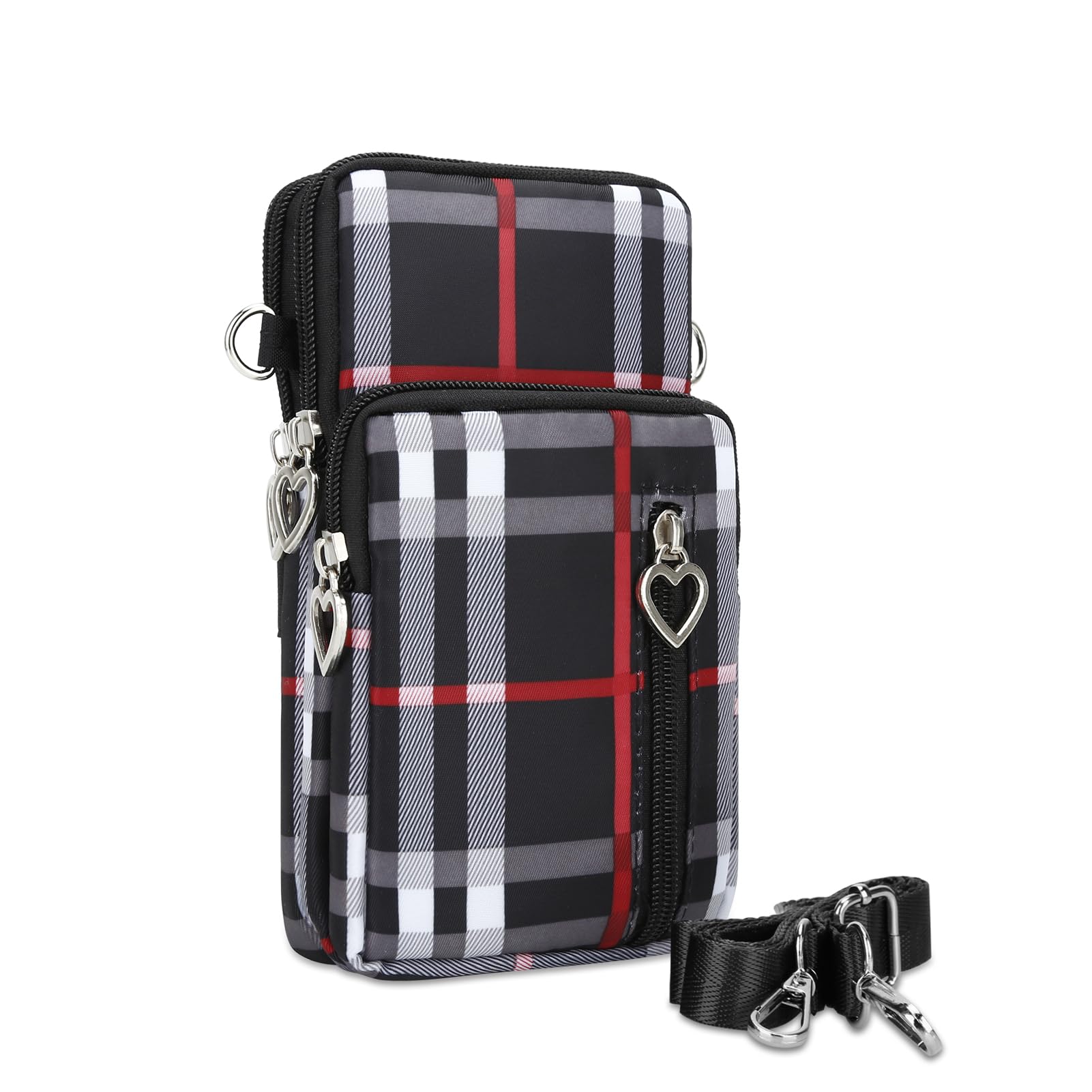 DOB SECHS Small Crossbody Wallet Phone Bag Shoulder Strap Wallet Pouch for Women Mini Crossbody Cell Phone Purse