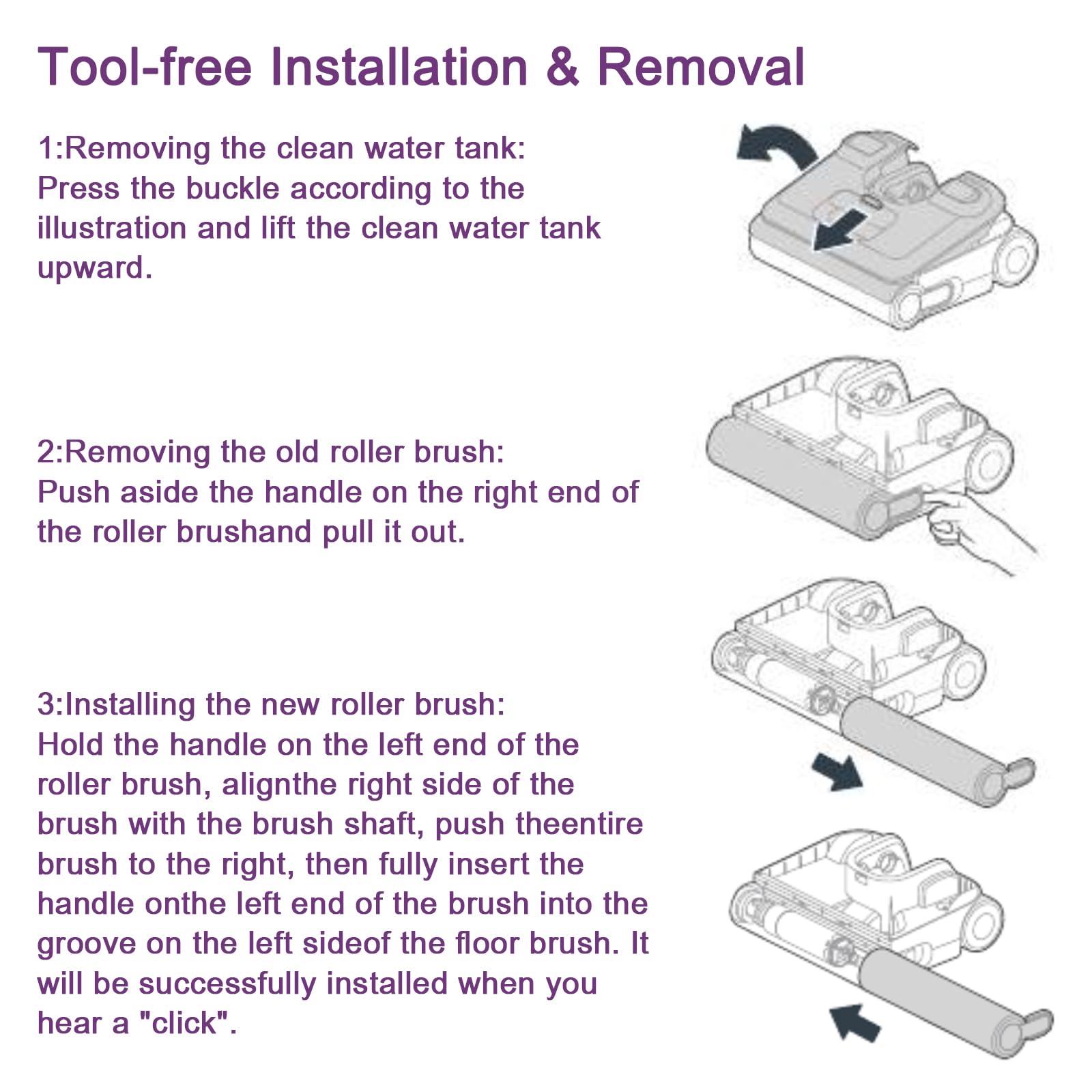 Kit de 11 accesorios compatible con aspiradora Eureka FloorShine 830