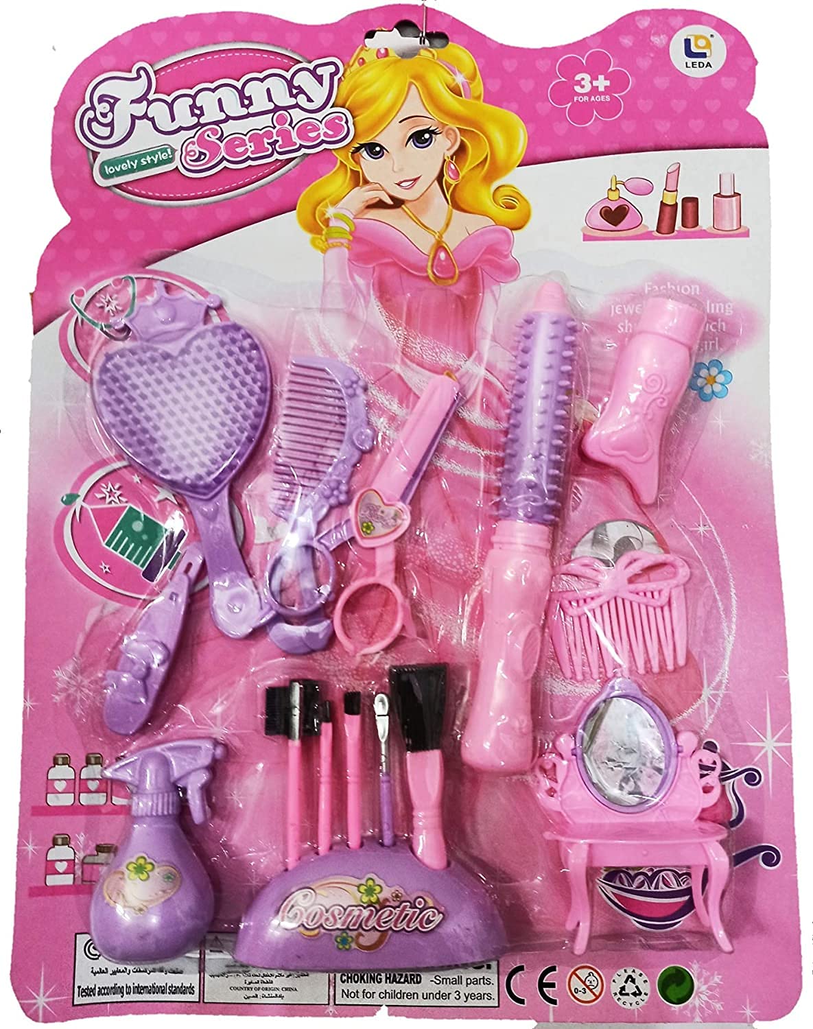 AK Store Funny Series Makeup Beauty Toy Set Pretend Play Toy Set Makeup Accessories for Girls and Kids (Pink) (B08RJPSS7K) Amazon Price History, Amazon Price Tracker