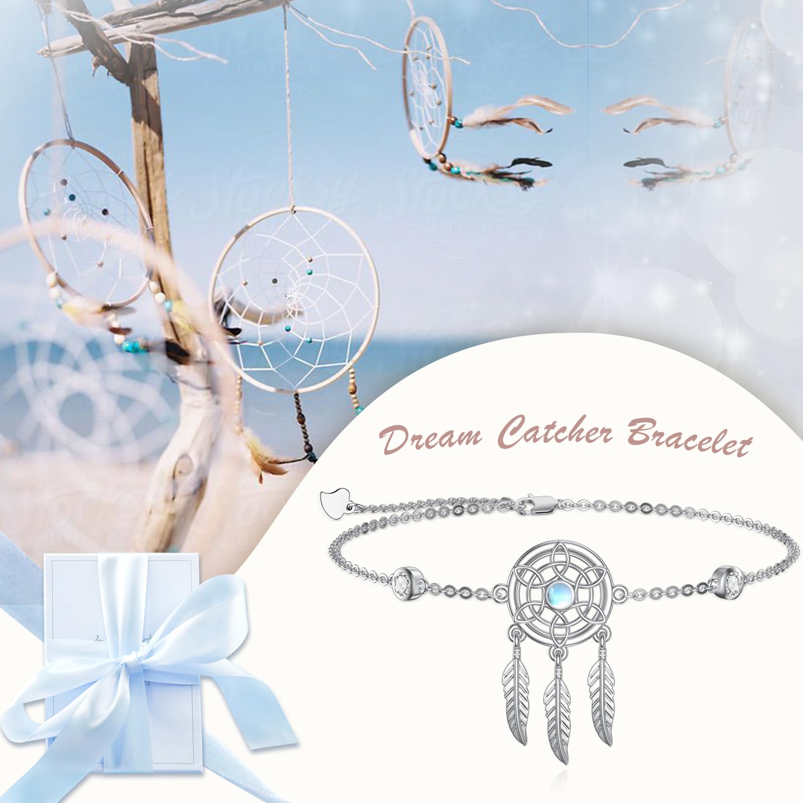 VONALA Bracelet for Women 925 Sterling Silver Evil Eye/Butterfly/Celtic Flower/Tree of Life/Bracelet Jewellery Gift for Girls