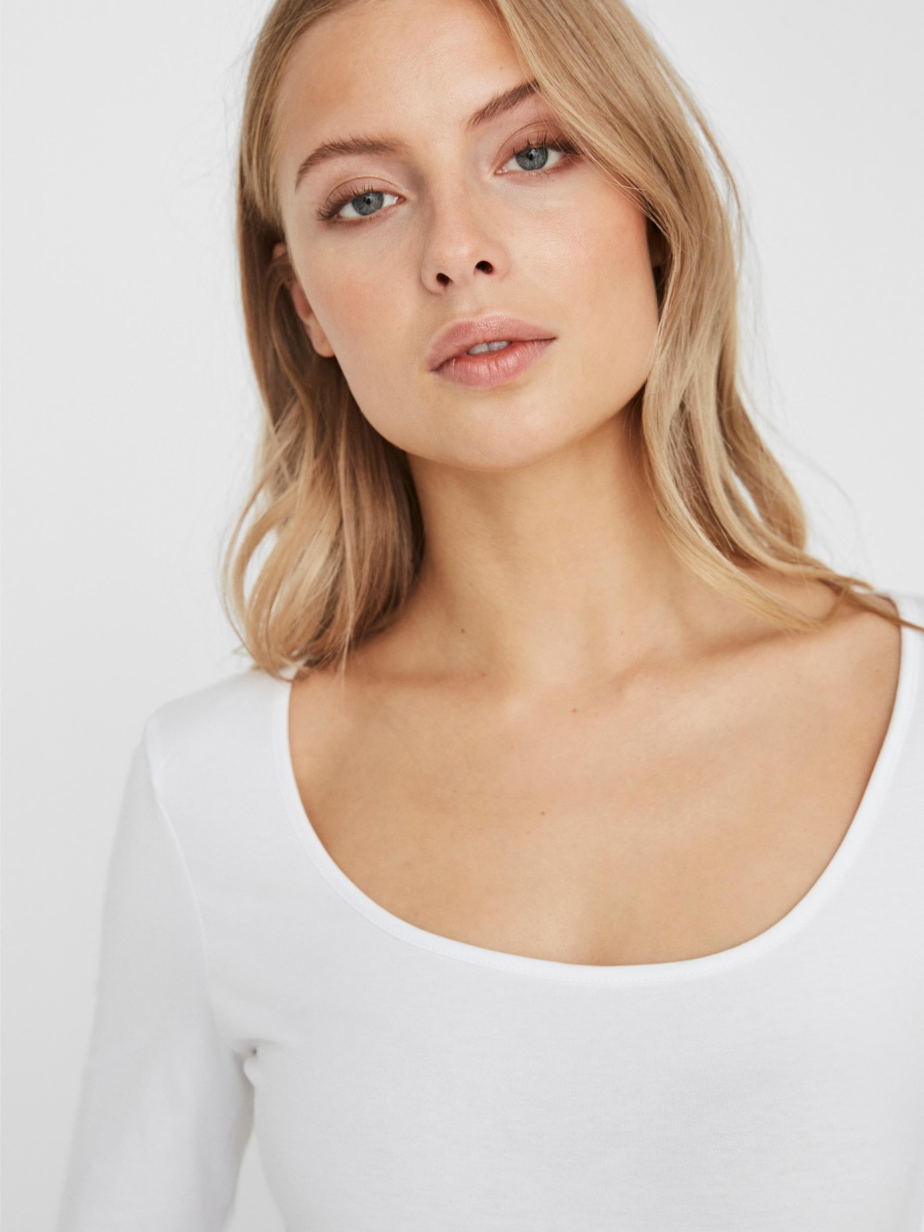 Vero Moda Vmmaxi My LS Soft Uneck Ga Noos Maglia a Maniche Lunghe Donna (Pacco da 1)