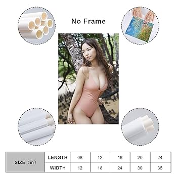 Amazon.co.jp: NMB48本郷柚巴写真セクシー水着かわいいポスター7