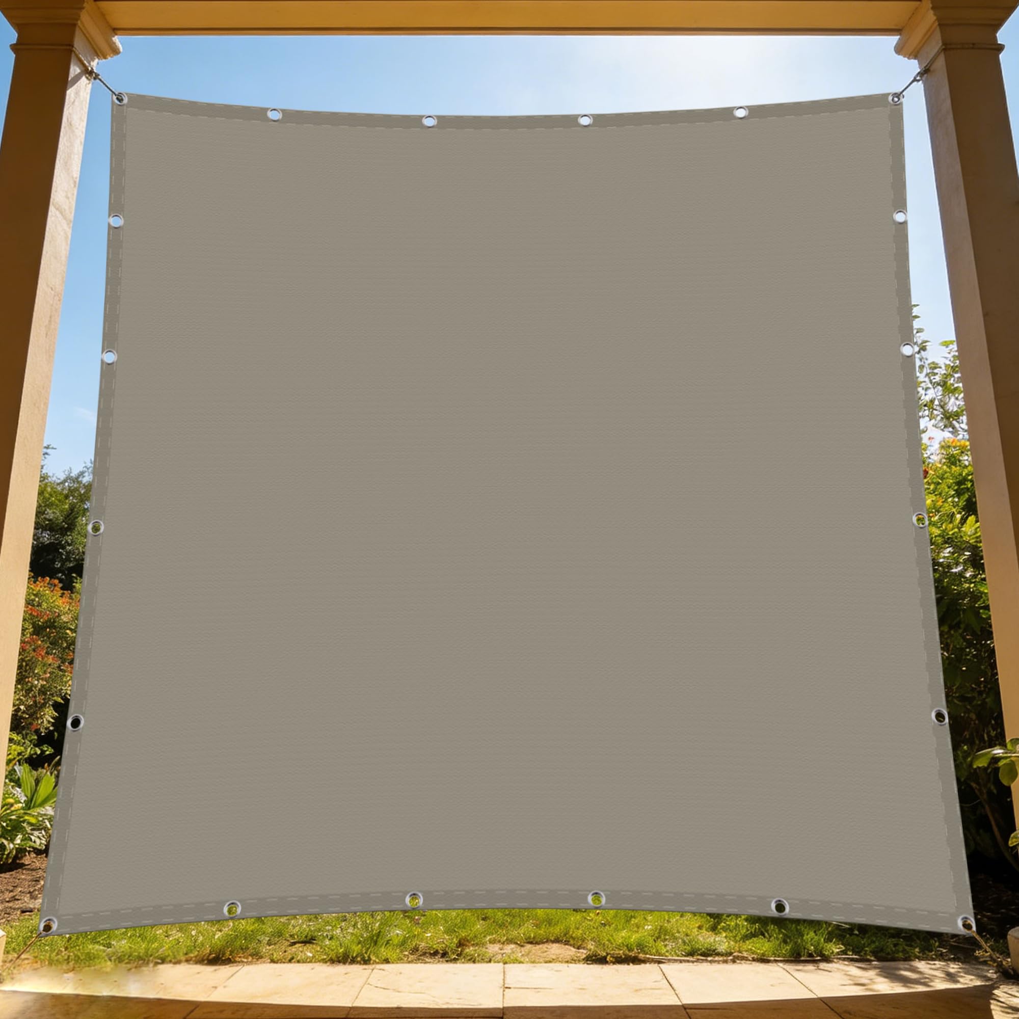 Voile d'ombrage contre le vent et la pluie 90x450 cm pour protéger votre terrasse