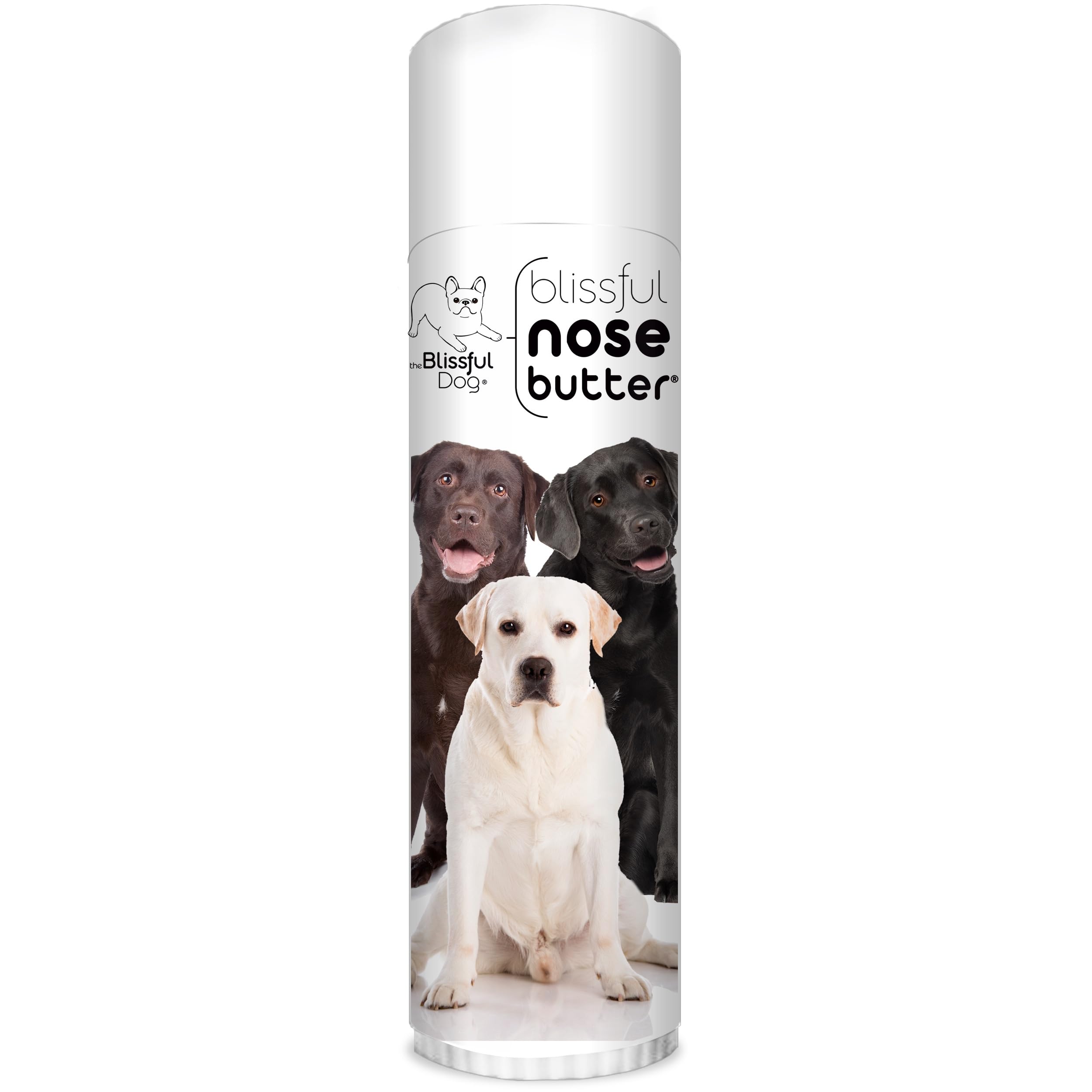 The Blissful Dog Labrador Retriever Nose Butter for Dry, Cracked Skin, Lick-Safe Dog Nose Balm with Moisturizing Shea Butter, Almond, Olive, and Essential Oils, Pet Supplies, Uncented, 0.50 oz.