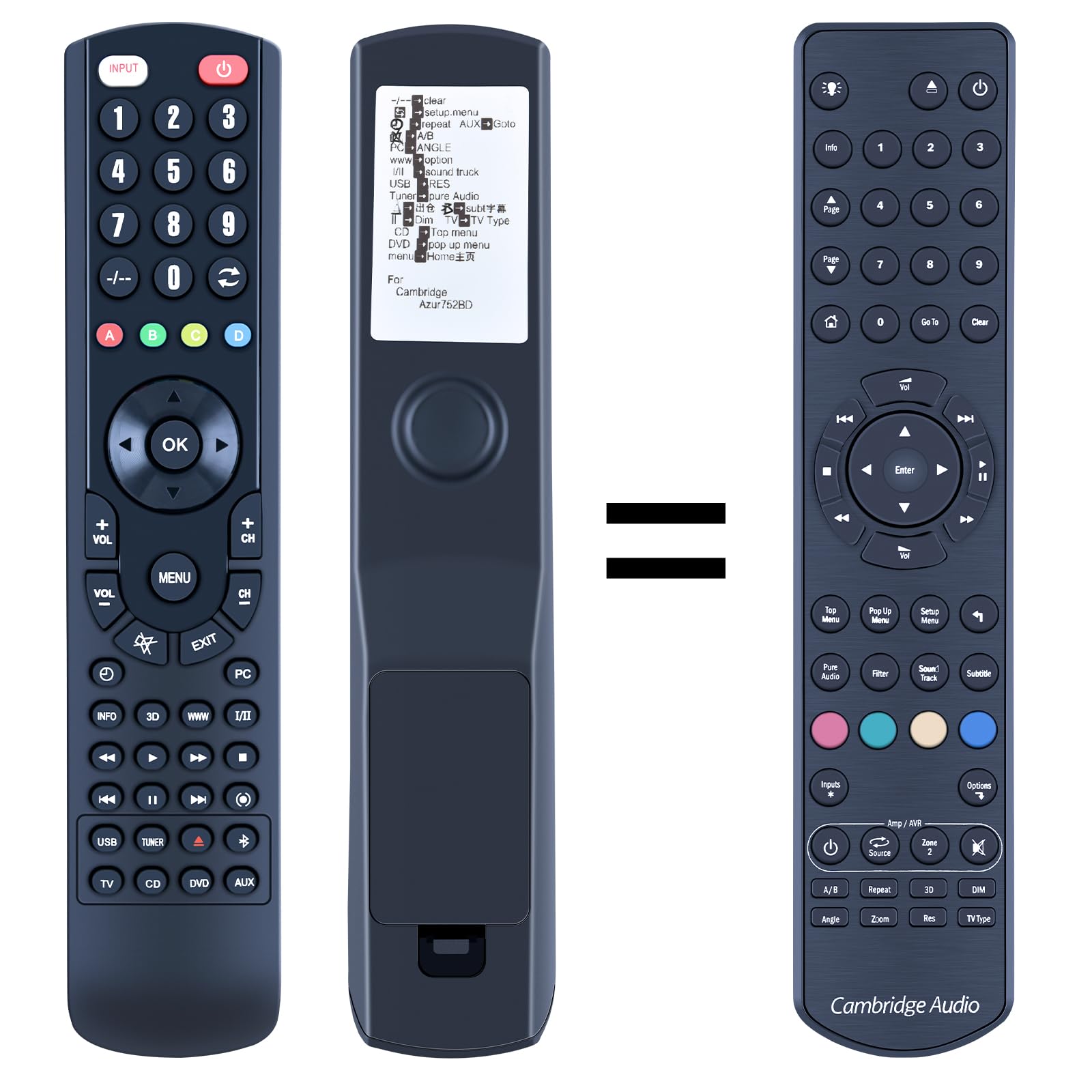 Télécommande Cambridge Audio AZUR752BD boutons usés solution Azur - 7