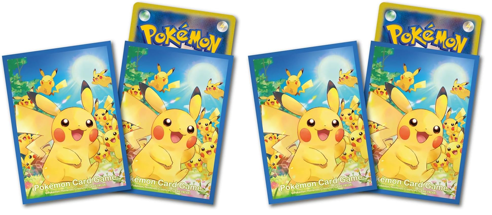 Amazon.co.jp: ポケモンカードゲーム デッキシールド ピカチュウ大集合