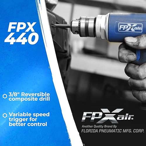 Miniatura 4 de FPXAIR Taladro reversible de 38" FPX-440, herramientas automotrices, taladro eléctrico, herramienta para mecánicos