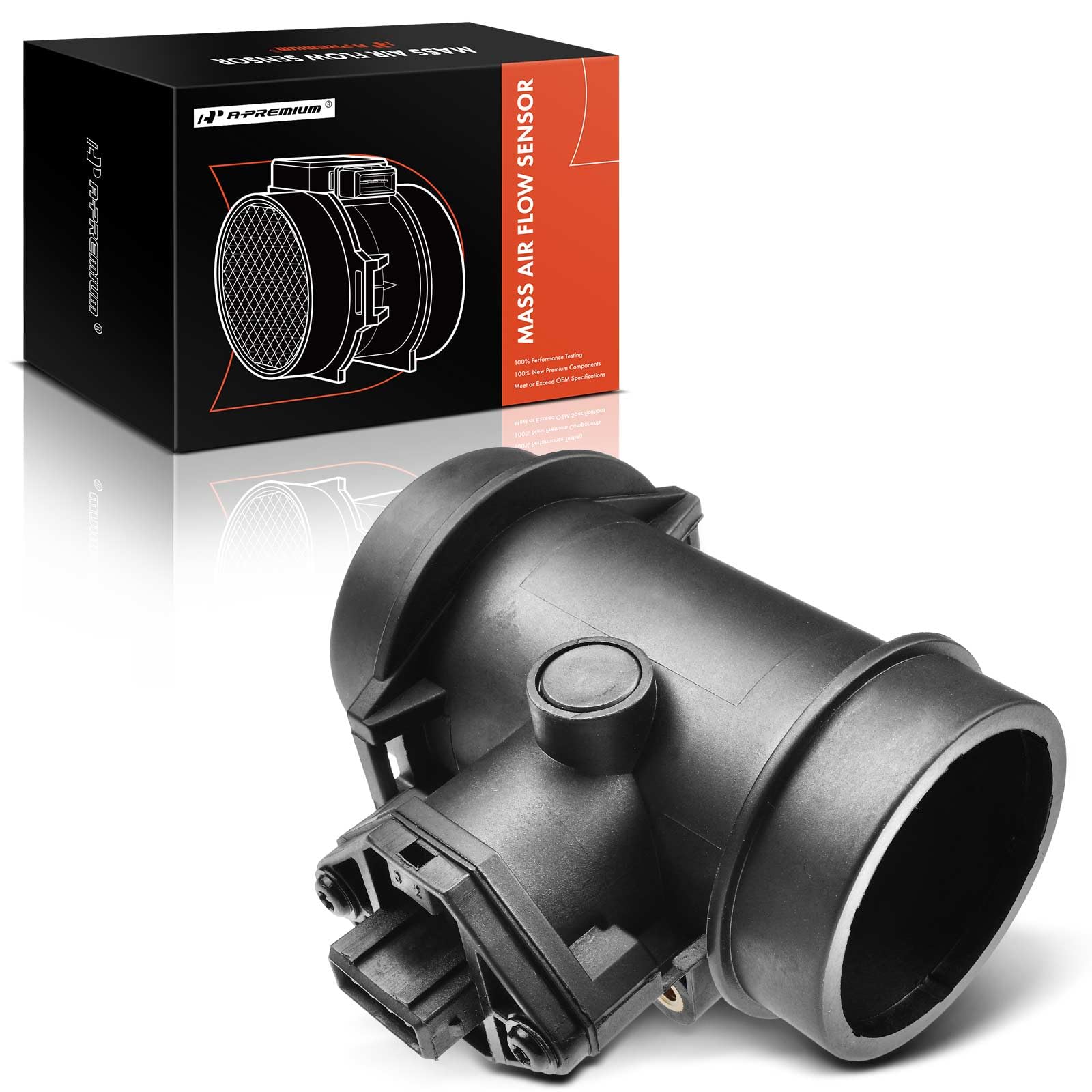 A-Premium Mass Air Flow Sensor Meter [4-Pins] Compatible with Kia Sportage 1995-2002, Spectra 2000-2001, Sephia 1998-2001 & Saab 900 1994-1996, 1.8L