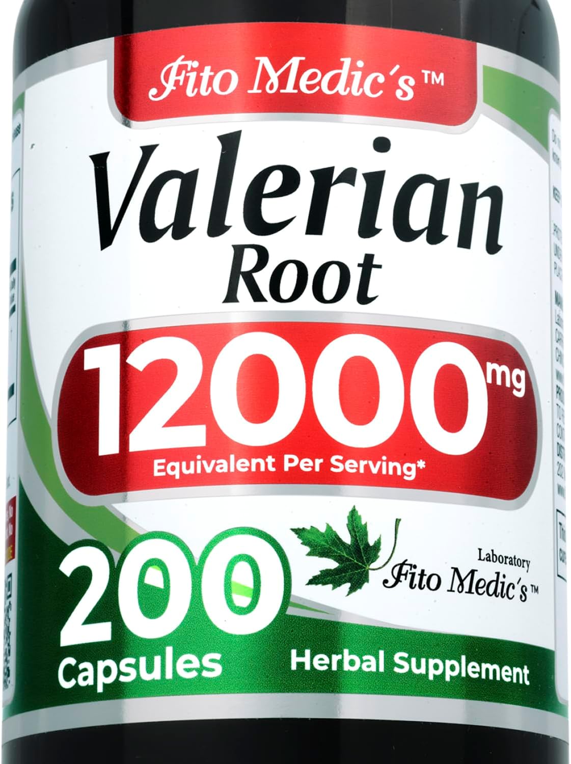 FITO MEDIC'S Lab | Valerian Root Capsules |200 Capsules | Valerian Root Extract | Concentrate Extract.
