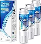 ICEPURE UKF8001 Compatible with Whirlpool EDR4RXD1, 4396395, Maytag UKF8001, UKF8001AXX, EveryDrop Refrigerator Water Filter 4, RFC0900A, UKF8001AXX-200, UKF8001P, 469006, PUR, Puriclean II, Pack of 3