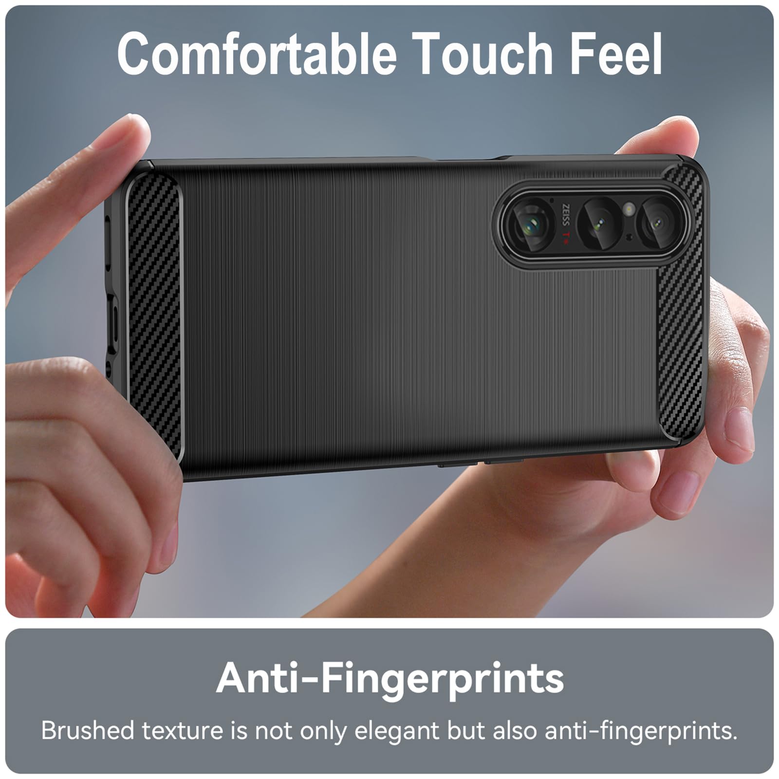 KZIOACSH Case for Sony Xperia 1 VI with 2 Tempered Glass Film - Image 3