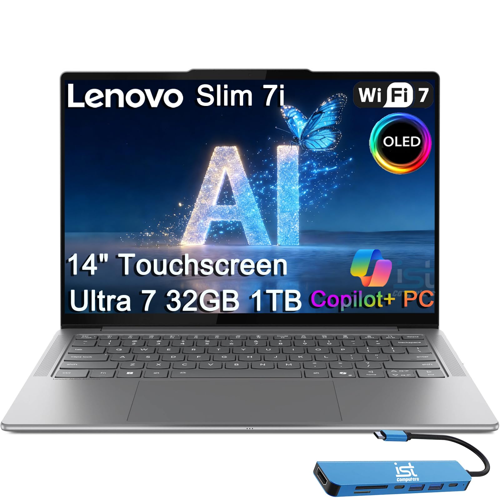 Amazon.com : Lenovo Slim 7i Aura Edition AI Laptop (14