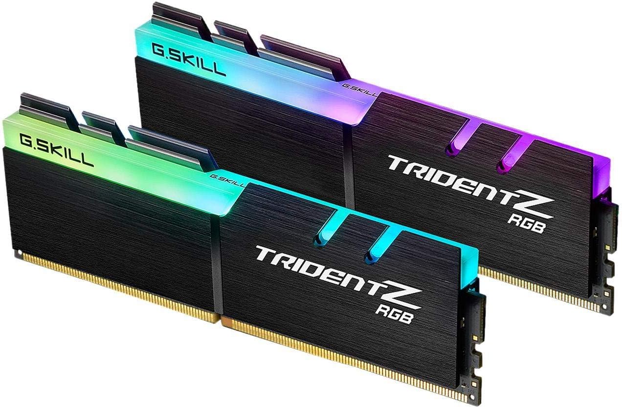 G.SKILL 32GB (2 x 16GB) TridentZ RGB Series DDR4 PC4-28800 4 3600 MHz 288-Pin Desktop Memory Model F4-3600C16D-32GTZR G.SKILL 32GB (2 x 16GB) TridentZ RGB Series DDR4 PC4-28800 4 3600 MHz 288-Pin Desktop Memory Model F4-3600C16D-32GTZR
