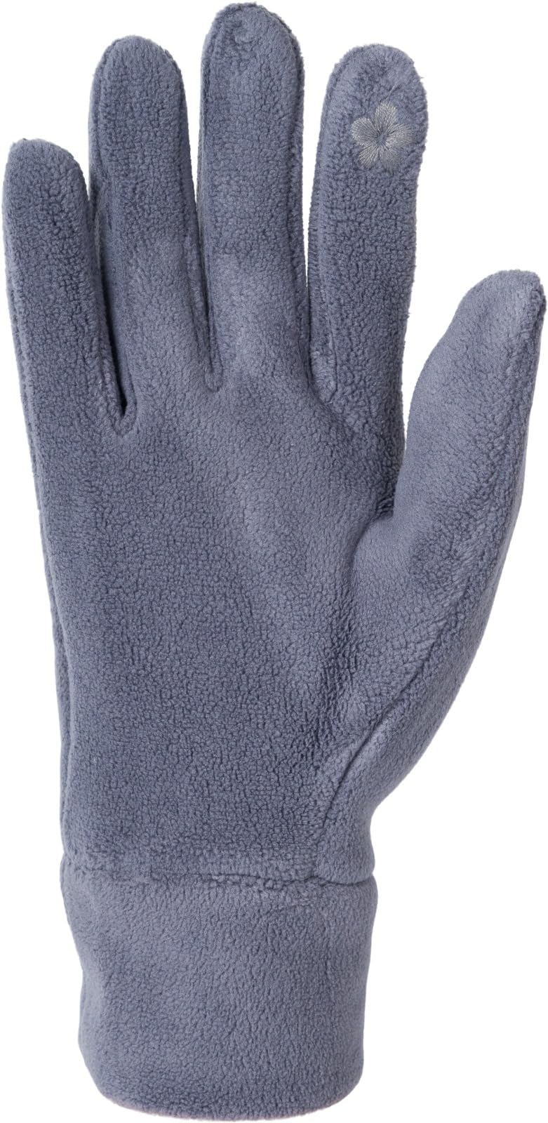 styleBREAKER Damen Touchscreen Fleece Handschuhe Einfarbig, warme Fingerhandschuhe, Winter 09010047