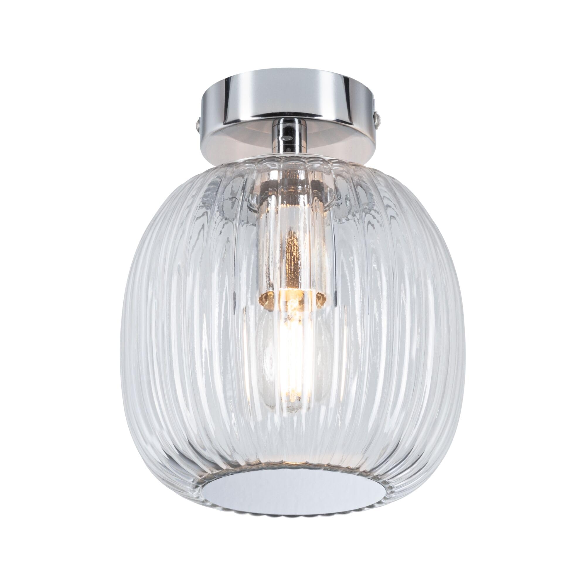 Paulmann 71141 Selection Bathroom Deckenleuchte Ruya IP44 E14 230V max. 20W Glas, Chrom Wand-/Deckenleuchte, Badbeleuchtung