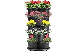 VIVOSUN 5 Tier Vertical Gardening Stackable Planter for Vegetables