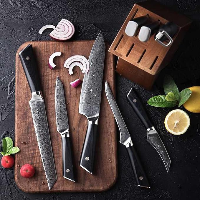 Set de Cuchillos de Cocina 7 Piezas Acero Inoxidable miniatura 6