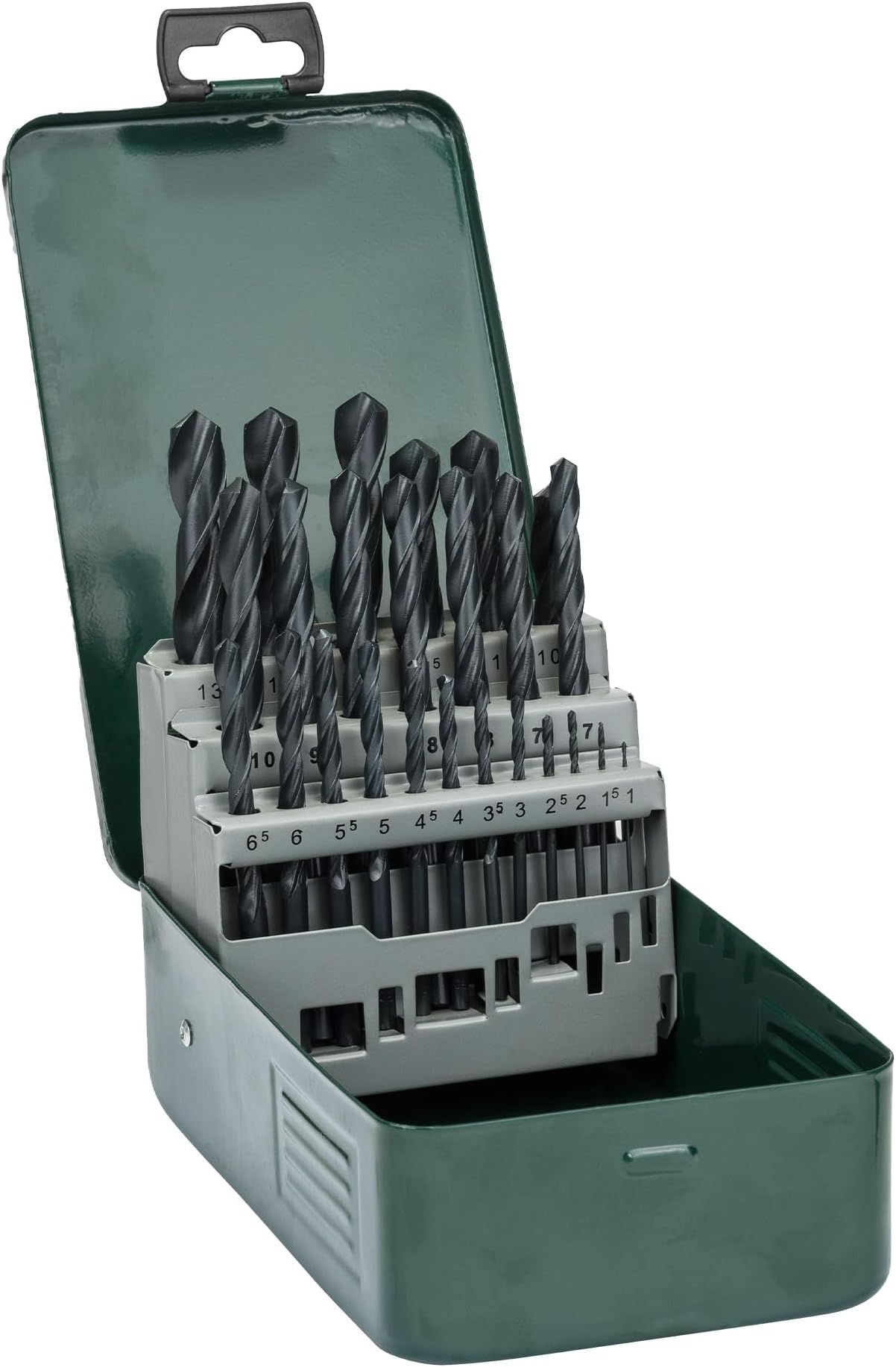 25 Piece Metal HSS-R Drill Bit Set