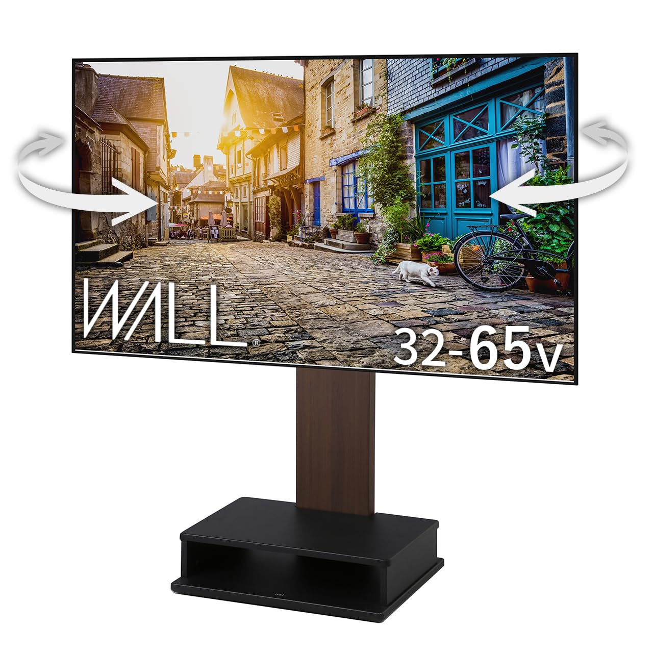 Amazon.co.jp: WALL 【隠せる収納】 B1 BOX テレビスタンド 収納付き