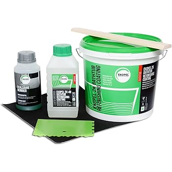 Ekopel 2K-Komplettset Badewannenlack Geruchlos Dickschicht