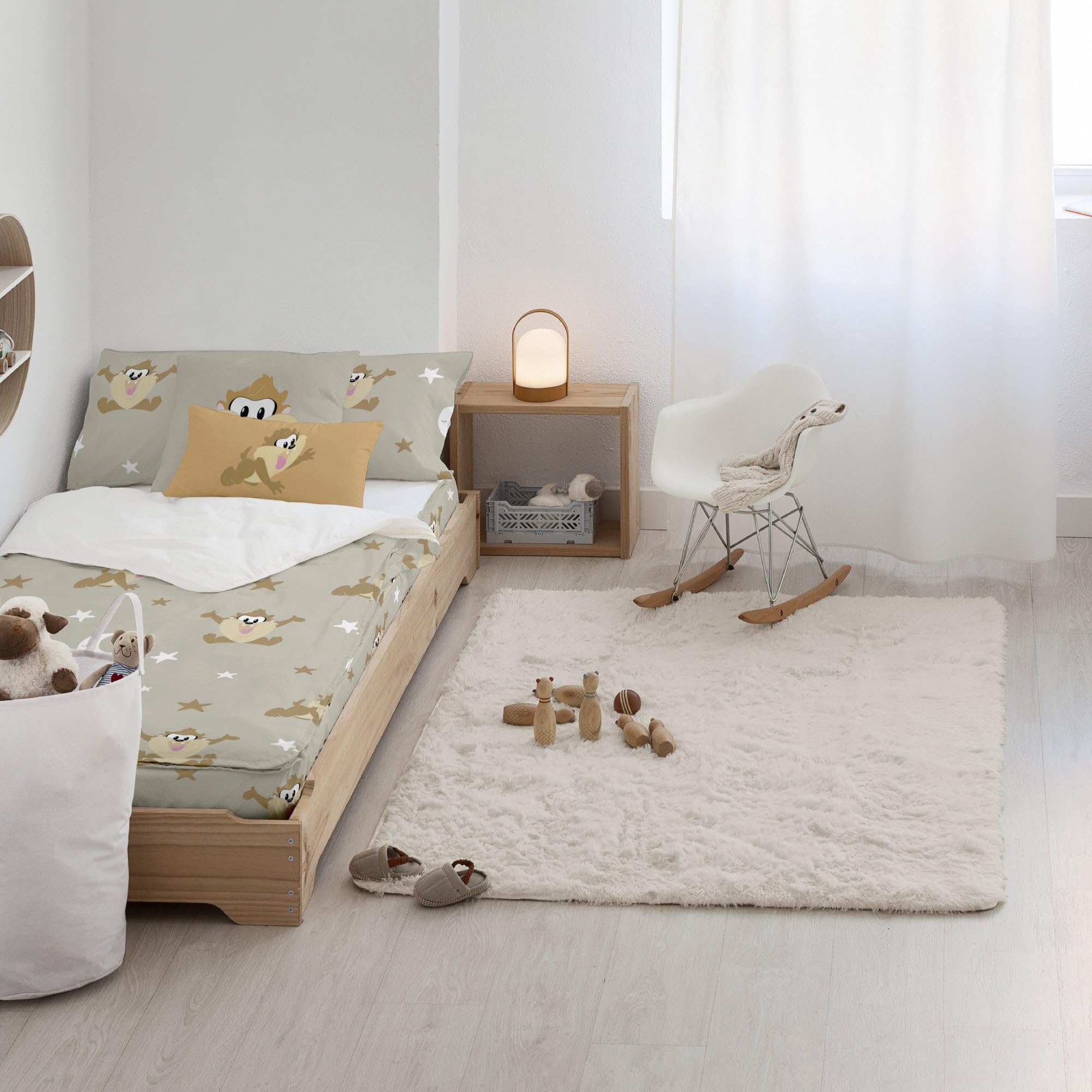 BELUM | Saco nórdico 100% algodón modelo simply taz para cama de 90 (90x200 cm.)