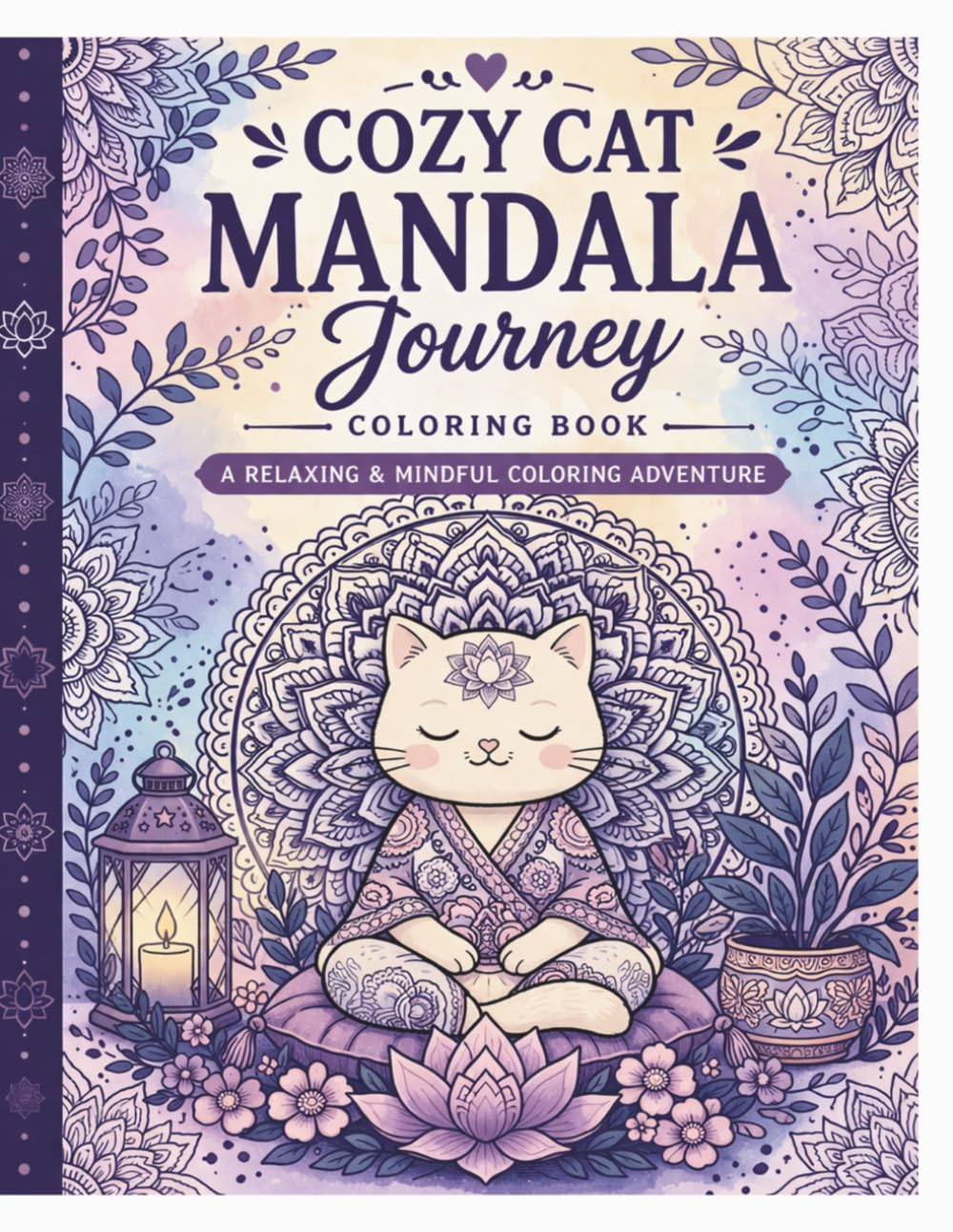 Cozy Cat Mandala Journey