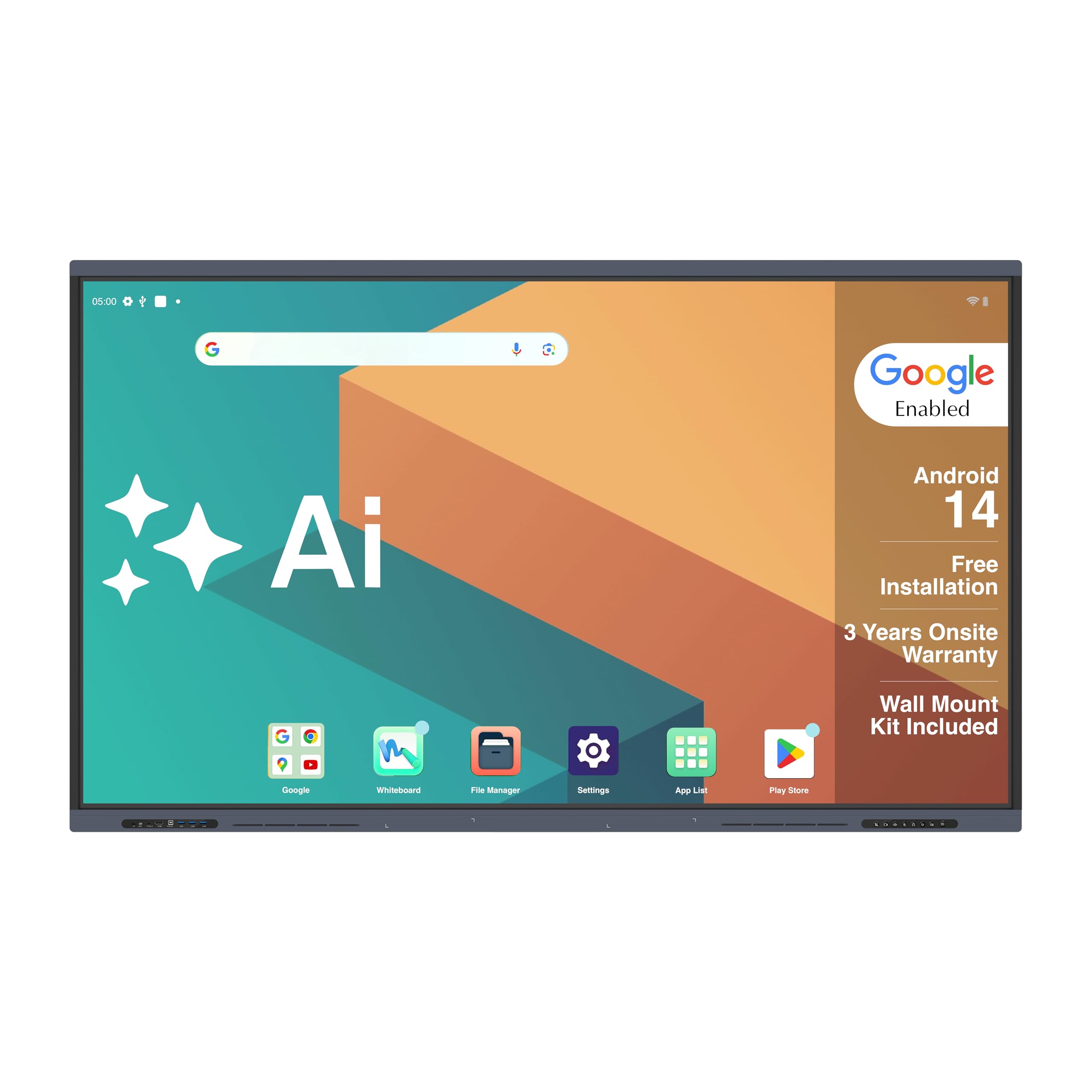 BIG VUE Pluss 55 Inch Android 14 Smart Interactive Flat Panel Digital Board - All in 1, 8 GB RAM 128 GB ROM, Ai, Multitouch Screen Display for Teaching, Classroom & Office Use-image-31