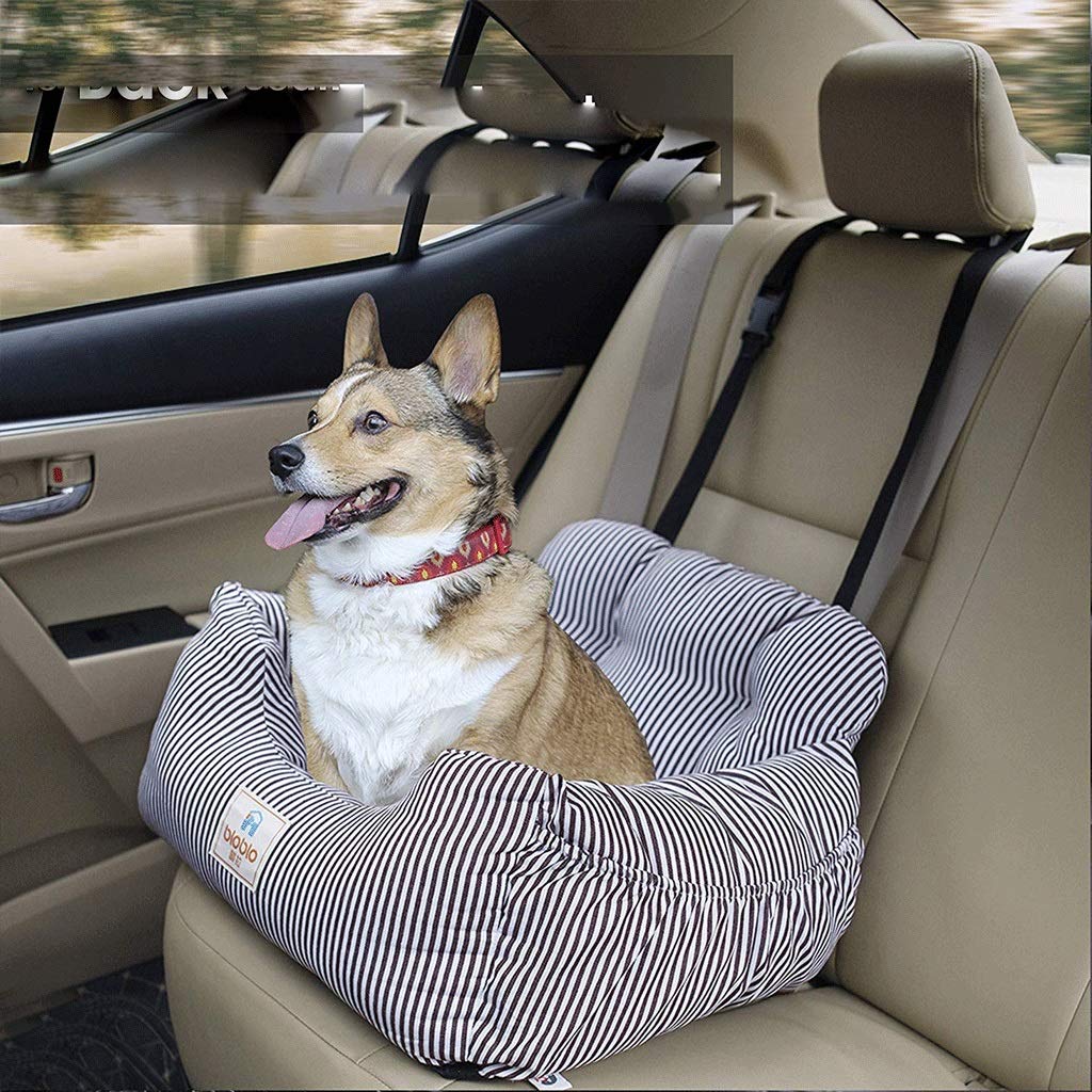 RENJJPBO Pet -Seat Cover Single Seat Pet Pad Waterproof, Machine Washable, with A Seat Belt and Carry Bag