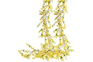 4Pcs 23.6Ft Silk Flower Garland Spring Garland Decor