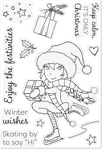 Miniatura 2 de Annabel Spenceley AS- STP-ENJIES - Sello de fotopolímero - Enjoy The Festivties, transparente