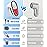 POPCHOSE Fabric Shaver, Rechargeable Lint Remover Defuzzer Sweater Shaver, Fuzz Remover for Clothes, Sweater, Furniture, Couch, Cashmere(Two 6-Leaf Blades Extra, Electrostatic Brush)