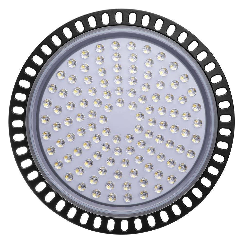 Viugreum 10 Pack 500W UFO LED High Bay Light 50000LM 6500K Daylight White Ultra Thin LED Warehouse Lighting — view 4