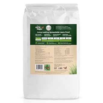 Organic Plant Magic - Truly OrganicTM Slow Release Granular Lawn Fertilizer Best Fertilizer for Grass, Bermuda, St. Augustine & Yard Care - Granules 20 Lb