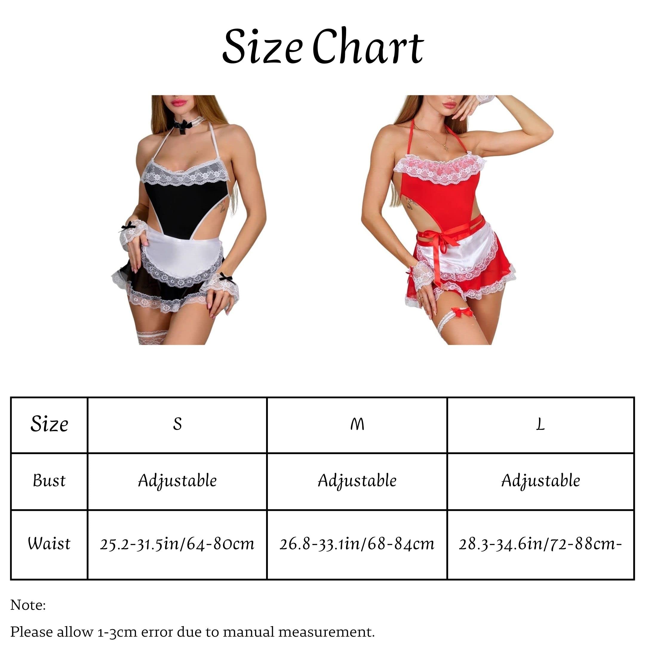 Costume sexy da donna in pizzo lingerie cosplay donna cattiva uniforme donna camera calda schiena nuda babydoll vestito cameriera patch Halloween