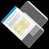 Vista 2 de Arae Protectores de hojas transparentes para carpetas de 3 anillos de 8.5 x 11 pulgadas, fundas de plástico resistentes con agujeros reforzados