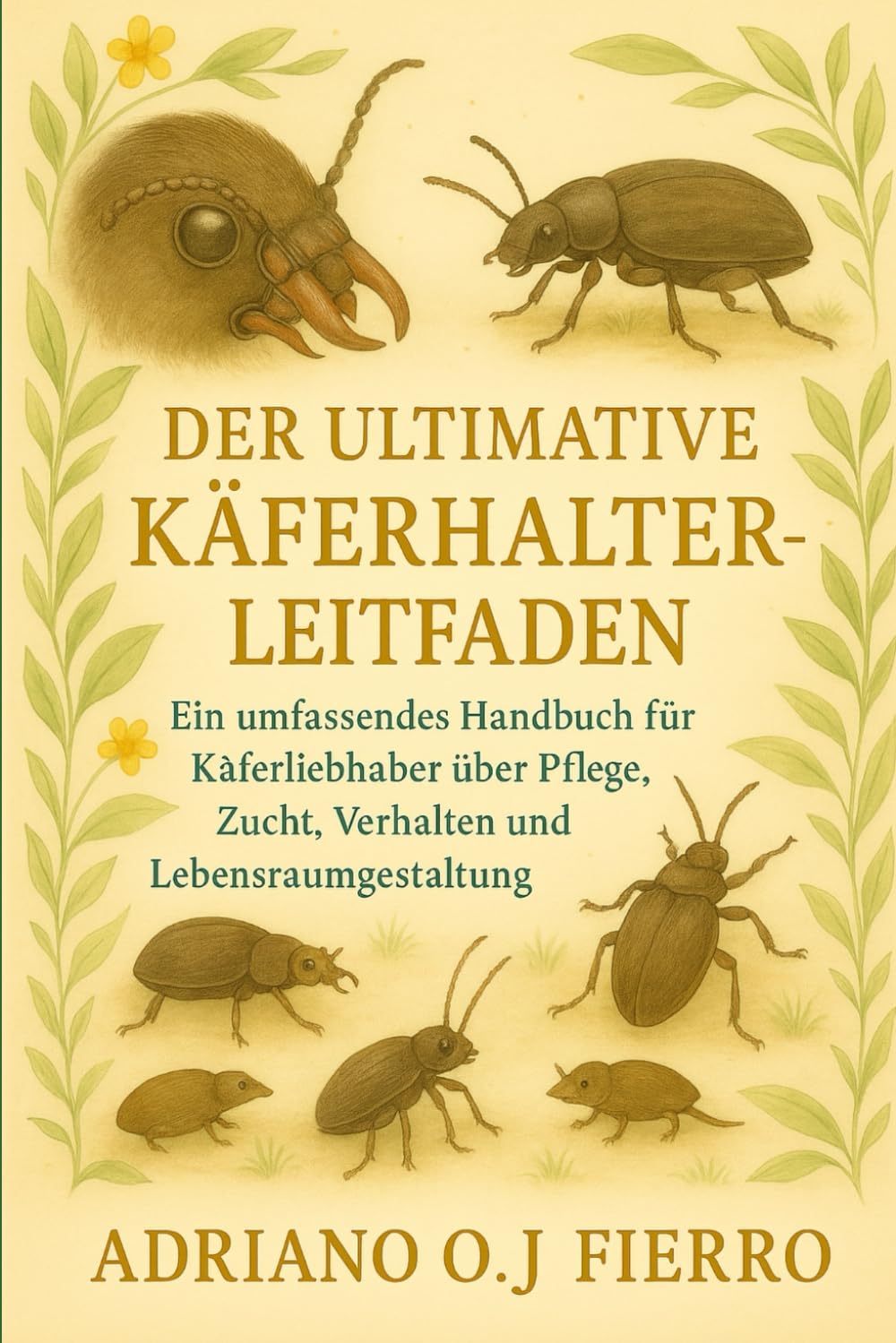 DER ULTIMATIVE KÄFERHALTER-LEITFADEN: Ein umfassendes Handbuch für Käferliebhaber über Pflege, Zucht, Verhalten und Lebensraumgestaltung