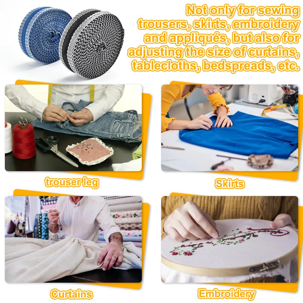 Saumband Selbstklebend 3 Rollen - Bügelband Für Hosen & Vorhänge