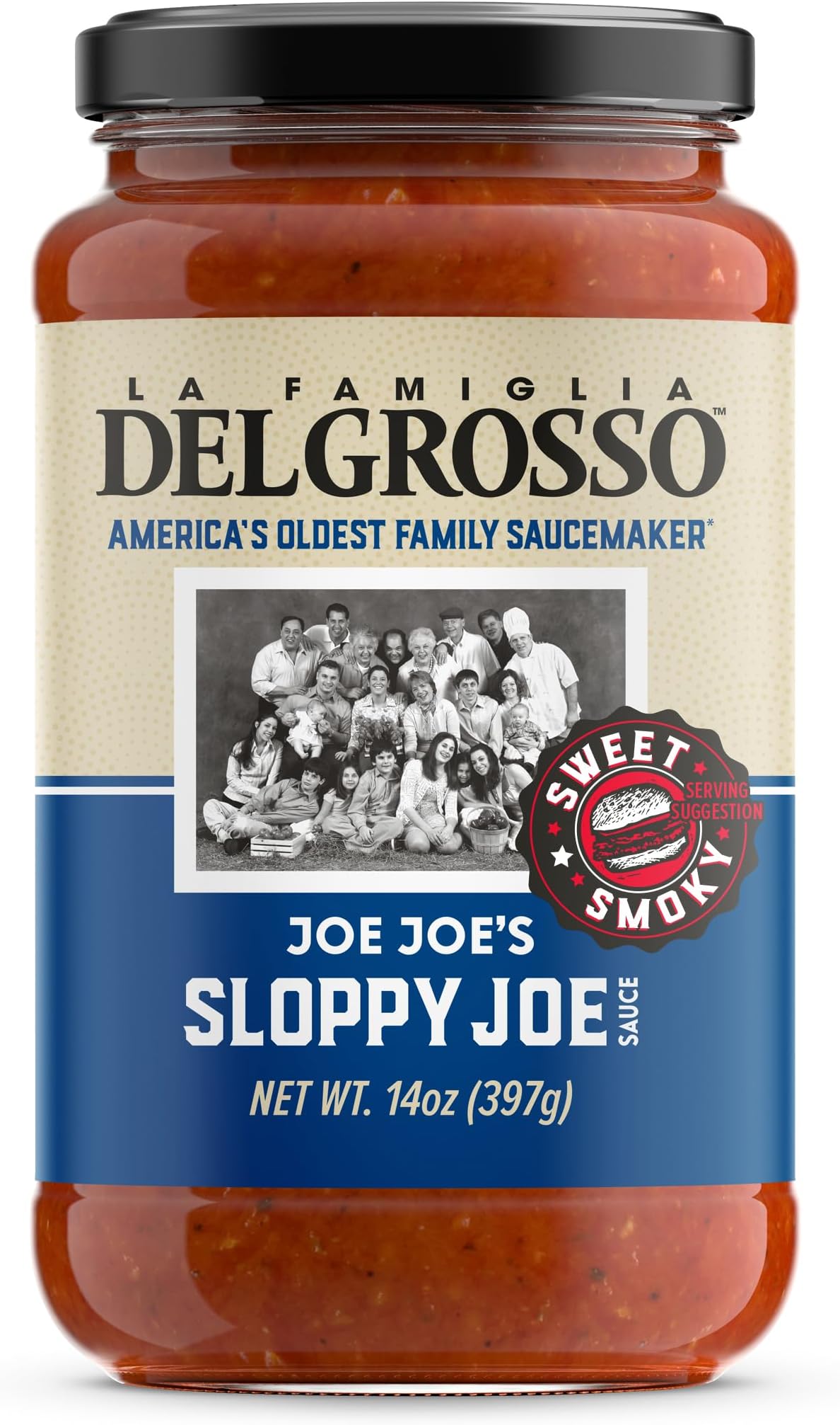 La Famiglia Delgrosso Sauce Sloppy Joe Joes, 14 oz