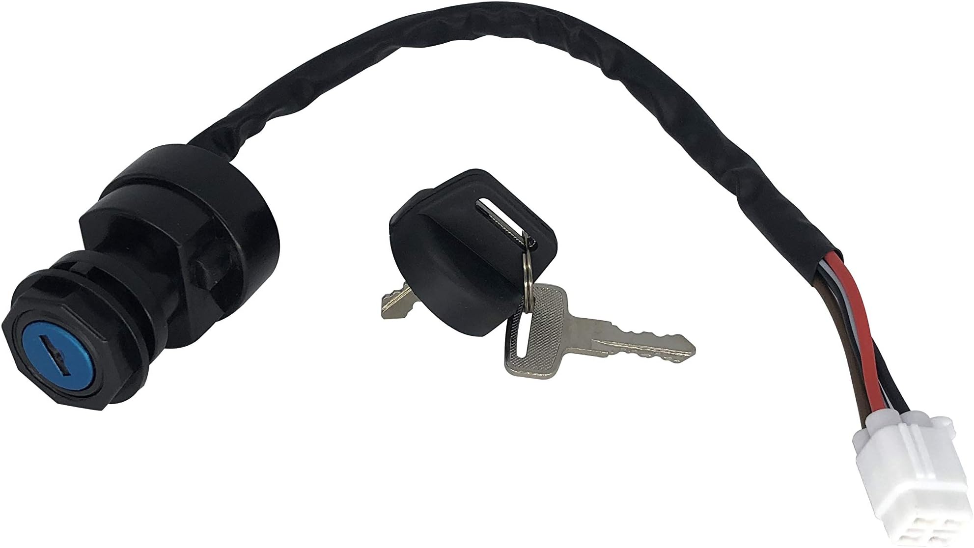Ignition Key Switch for Yamaha YFM450 YFZ450 YFM400 YFZ400 Kodiak 450 400/Wolverine 450/Grizzly 450 400 EPS 5ND-82510-00-00 5ND-82510-01-00 5TG-82510-01-00 5TG-82510-00-00