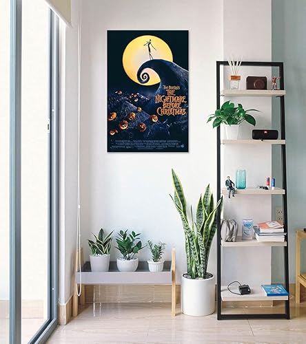 Miniatura 4 de Tim Burton's The Nightmare Before Christmas - Póster de película (estilo regular, color blanco) (tamaño: 24 x 36 pulgadas)