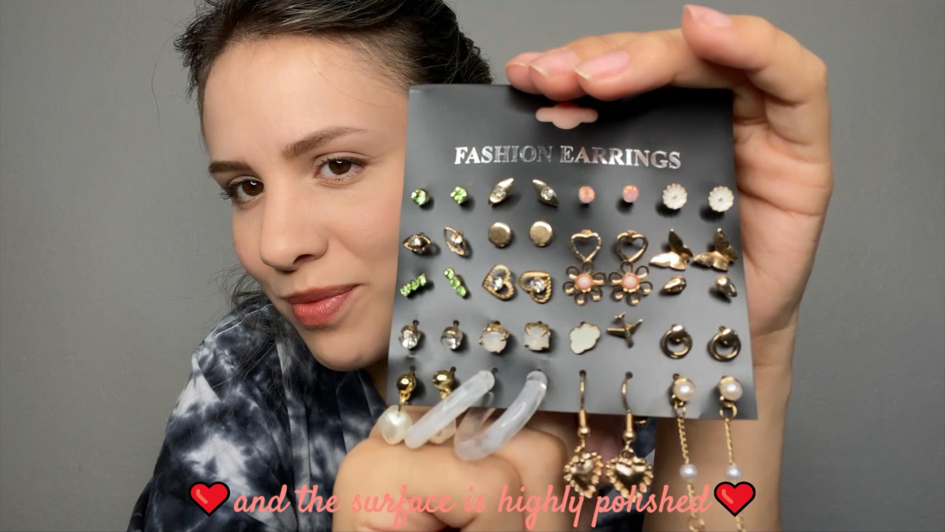 アクセサリー Fashion Earrings Set Amazon.com: 84 Pairs Gold Stud Earrings Set for Women